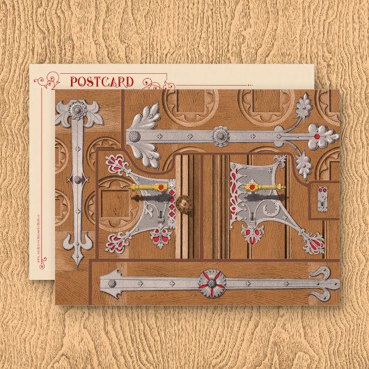 Vergrendelde Briefkaart deur