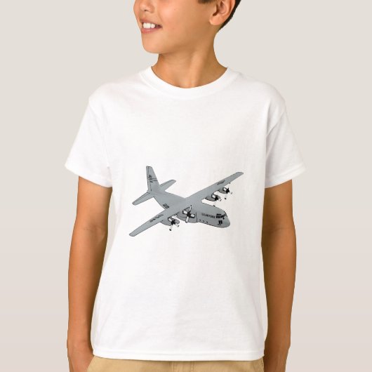 Vergrendelde C-130 Hercules T-shirt (Voorkant)