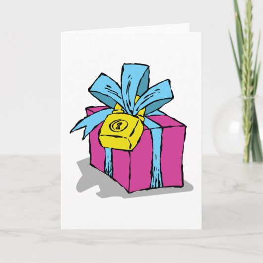 Vergrendelde Cadeaus Wenskaarten Kaart (Voorkant)