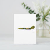 Vergrendelde F-104-strijder Briefkaart (Staand voorkant)