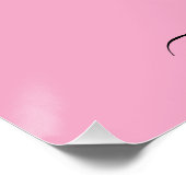 Vergrendelde harten Aangepaste elegante Valentijns Perfect Poster (Hoek)