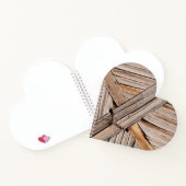 Vergrendelde houten deuren notitieboek (Binnen)