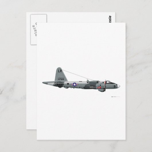 Vergrendelde P2V-neptune Briefkaart (Voorkant / Achterkant)