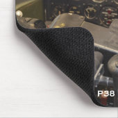 Vergrendelde P38-bliksemkap Muismat (Hoek)