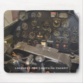 Vergrendelde P38-bliksemkap Muismat (Voorkant)