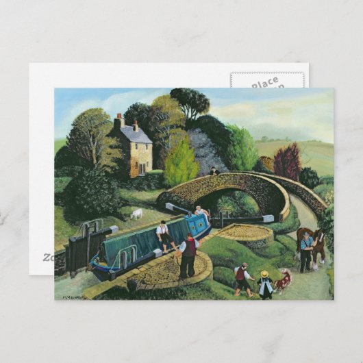 Vergrendelen Briefkaart (Voorkant / Achterkant)