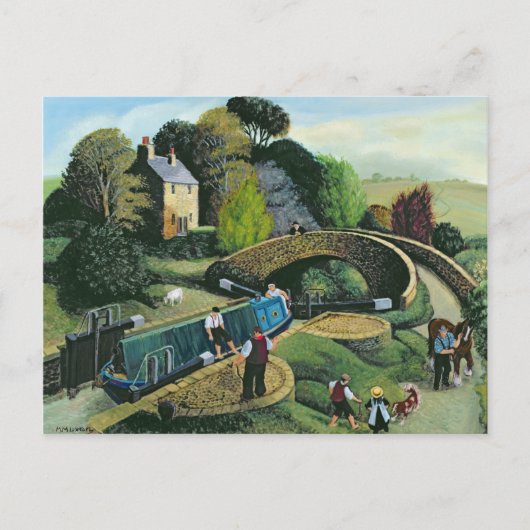 Vergrendelen Briefkaart (Voorkant)