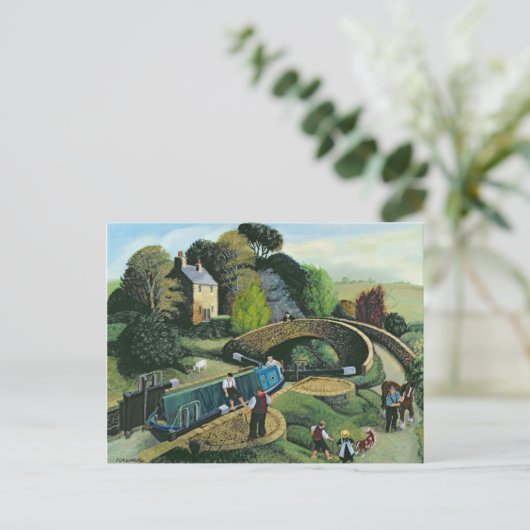 Vergrendelen Briefkaart (Staand voorkant)