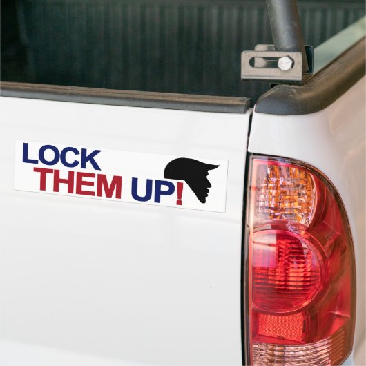 Vergrendelen Bumpersticker (Op Truck)