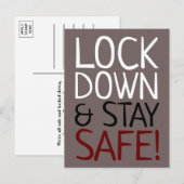 Vergrendelen en veilig Briefkaart houden (Voorkant / Achterkant)