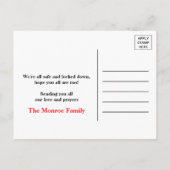 Vergrendelen en veilig Briefkaart houden (Achterkant)