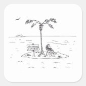 Vergrendelen Versterkte grote vierkante stickers (Voorkant)