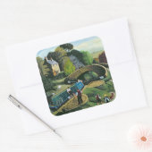 Vergrendelen Vierkante Sticker (Envelop)