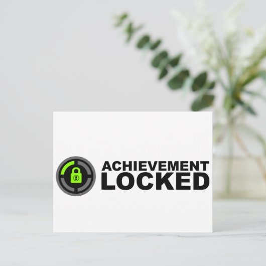 Vergrendeling Briefkaart (Staand voorkant)