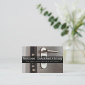 Vergrendeling en veilig visitekaartje vergrendelen (Staand voorkant)