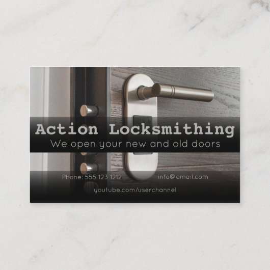 Vergrendeling en veilig visitekaartje vergrendelen (Achterkant)