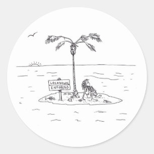 Vergrendeling Gepforceerde grote ronde stickers