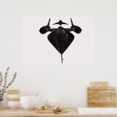 Vergrendeling M-21 Blackbird Poster (Keuken)