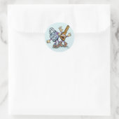 Vergrendeling n toets ronde sticker (Tas)