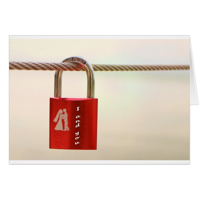 Vergrendeling van de liefde (Voorkant Horizontaal)