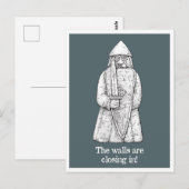 Vergrendelingsmodus: Lewis chessmen - De Berserker Briefkaart (Voorkant / Achterkant)
