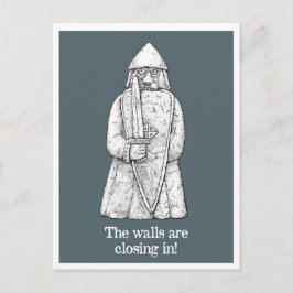 Vergrendelingsmodus: Lewis chessmen - De Berserker Briefkaart
