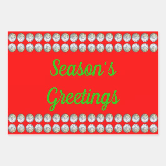 Vergroeten 3-pak verlooppapier voor seizoen inpakpapier vel (Voorkant)