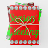 Vergroeten 3-pak verlooppapier voor seizoen inpakpapier vel (In situ)