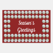 Vergroeten 3-pak verlooppapier voor seizoen inpakpapier vel (Voorkant 3)