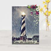 Vergroeten van de vuurtoren van Cape Hatteras Kaart (Gele Bloem)