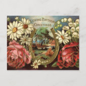 Vergroeting met Rozen Briefkaart (Voorkant)