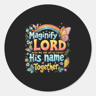 Vergroot de Heer Christelijk VBS 2025 Christelijke Ronde Sticker