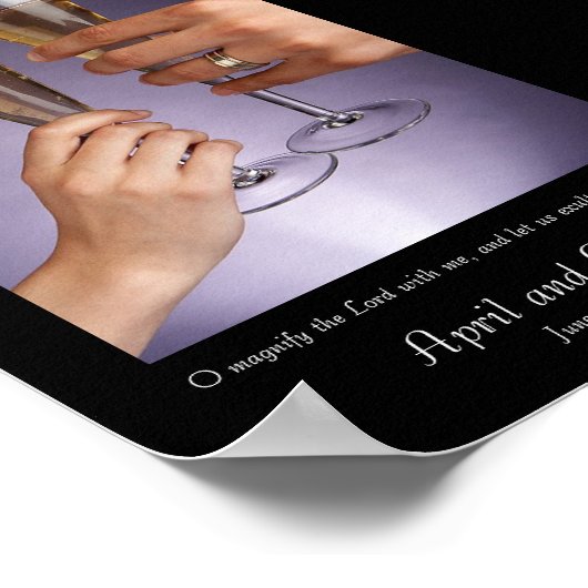 Vergroot de Heer met mij Poster (Hoek)