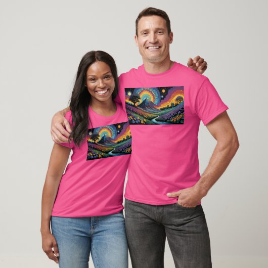 Vergroot de liefde lang t-shirt (Unisex)