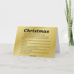 Vergroot de Lord Kerstmis Luke 1-46 Feestdagen Kaart