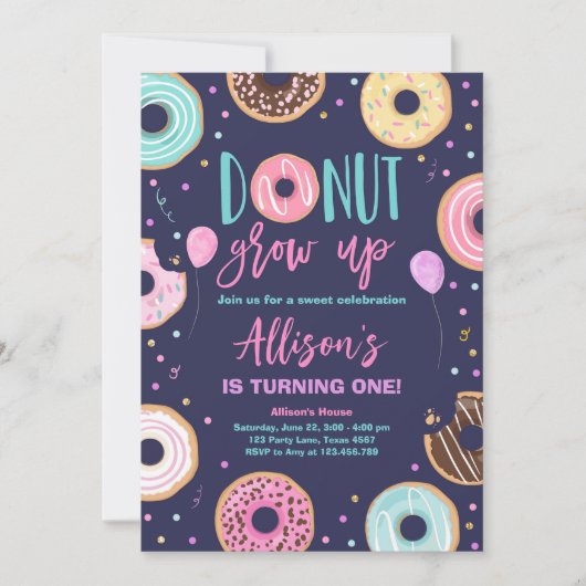 Vergroot de Waterverf van ons zoete meisje op de g Kaart (Voorkant)