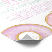 Vergroot de zondagstijd Capsule Poster Aqua (Hoek)