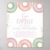 Vergroot de zondagstijd Capsule Poster Aqua (Voorkant)