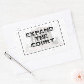 Vergroot het Hof Rechthoekige Sticker (Envelop)