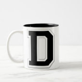 Vergroot het Initiaal Letter D Black Coffee Mok (Links)