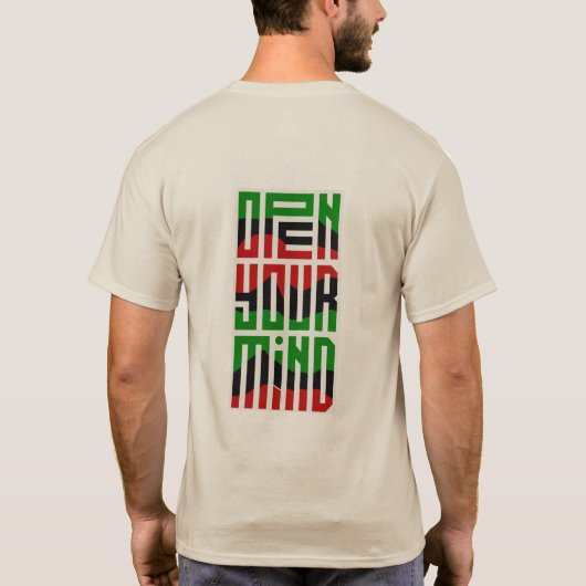 Vergroot Je Denkvermogen | Achterkant T-shirt (Achterkant)