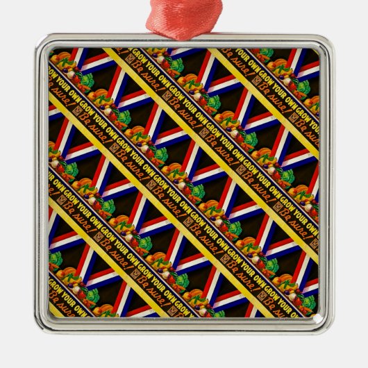 Vergroot je eigen systeem zeker dat je  overwinnin metalen ornament (Voorkant)