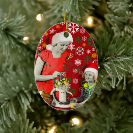 Vergroot je kerstmis keramisch ornament