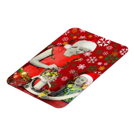 Vergroot je kerstmis magneet (Linkerzijde)