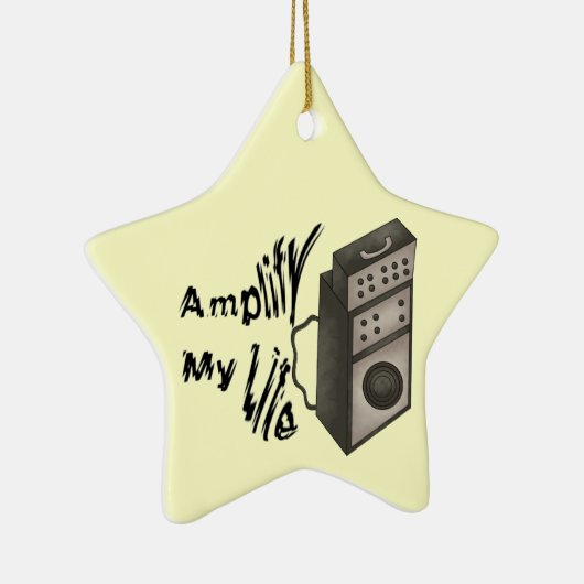 Vergroot mijn leven keramisch ornament (Rechts)