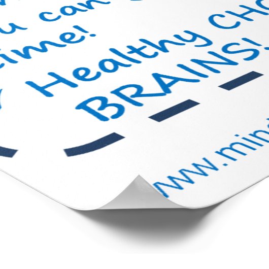 Vergroot uw hersenneuronen Brainology® Poster (Hoek)