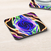 Vergroot uw ruimte met neonpatronen bier onderzetter (Linkerzijde)