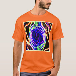 Vergroot uw ruimte met neonpatronen t-shirt