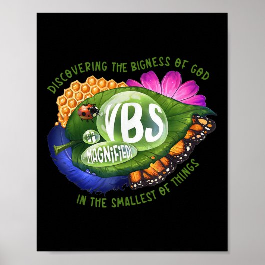 Vergroot VBS 2025 Ontdekken De Grootheid Van God Poster (Voorkant)