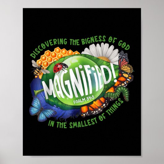 Vergroote VBS 2025 Ontdekken De Grootheid Van God Poster (Voorkant)